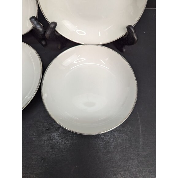 Royal M by Mitashoten Platinum Knight M109 Coupe Fruit Berry Bowl Set of 4 - Picture 6 of 8